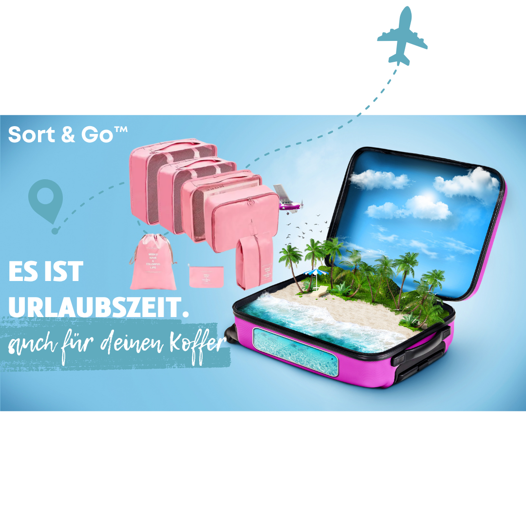 Sort & Go™ - das clevere 7-teilige Packsystem