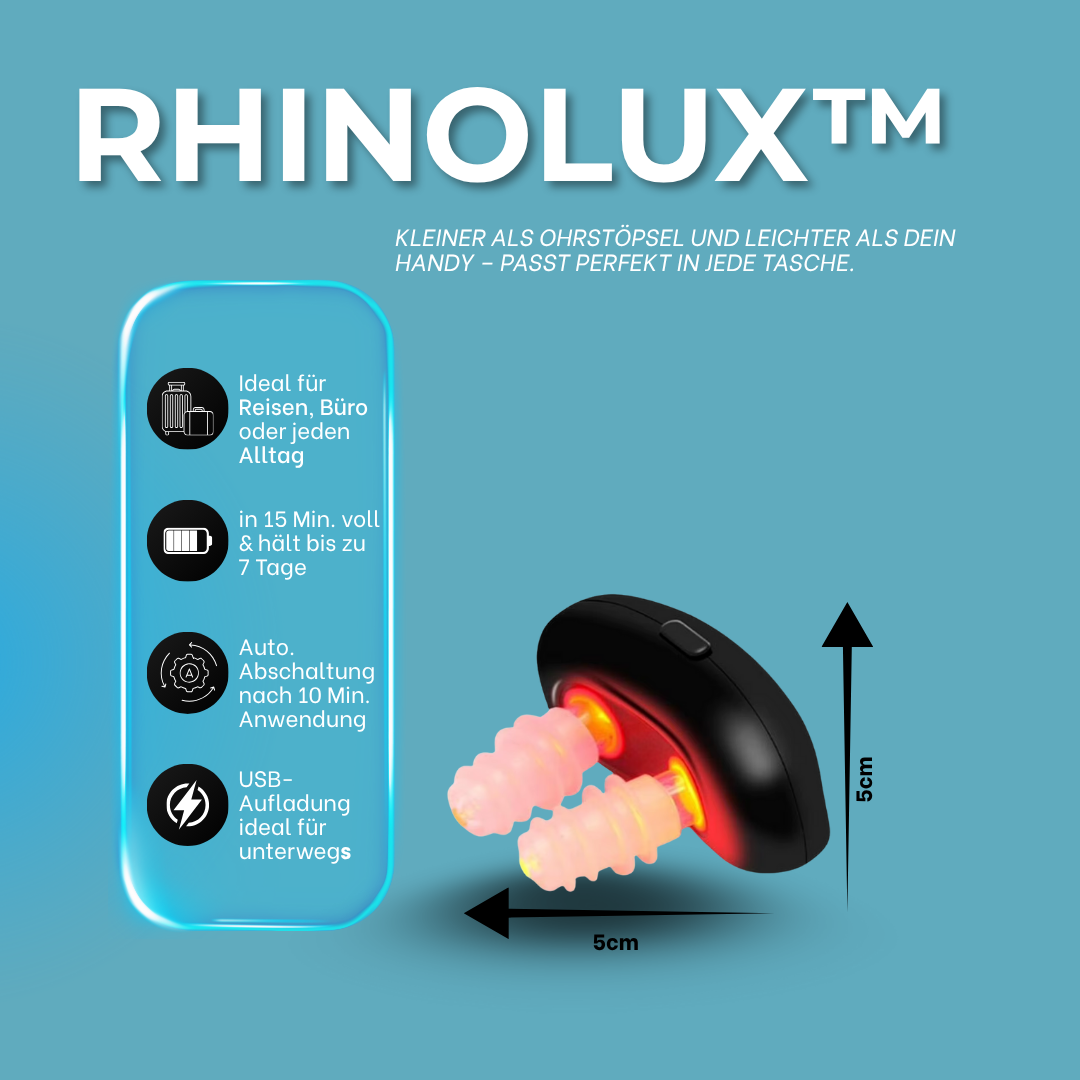 Rhinolux™ - Die Revolution gegen Schnupfen
