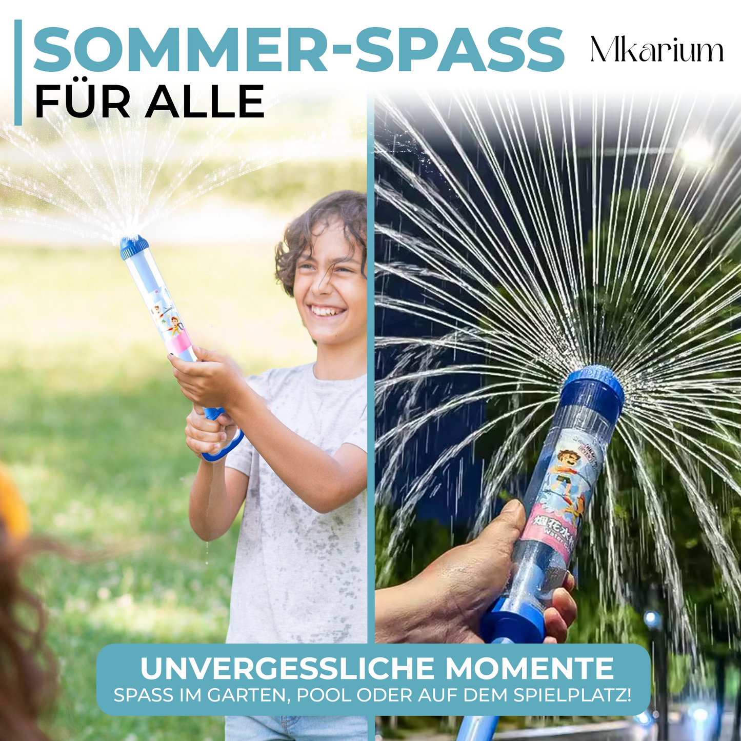 WavyBlaster - der erste Wasserblaster mit Feuerwerkeffekt!