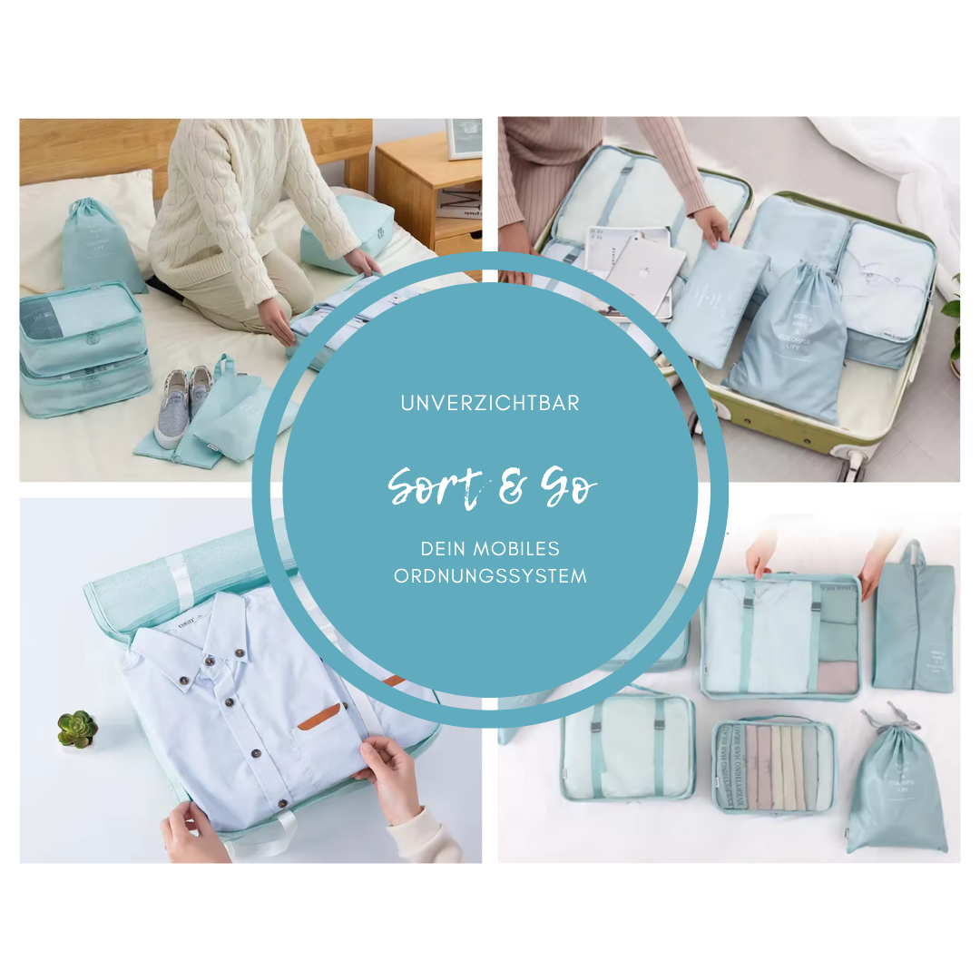 Sort & Go™ - das clevere 7-teilige Packsystem